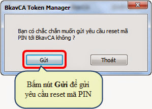 Reset mã pin bkav ca reset ma pin bkav ca