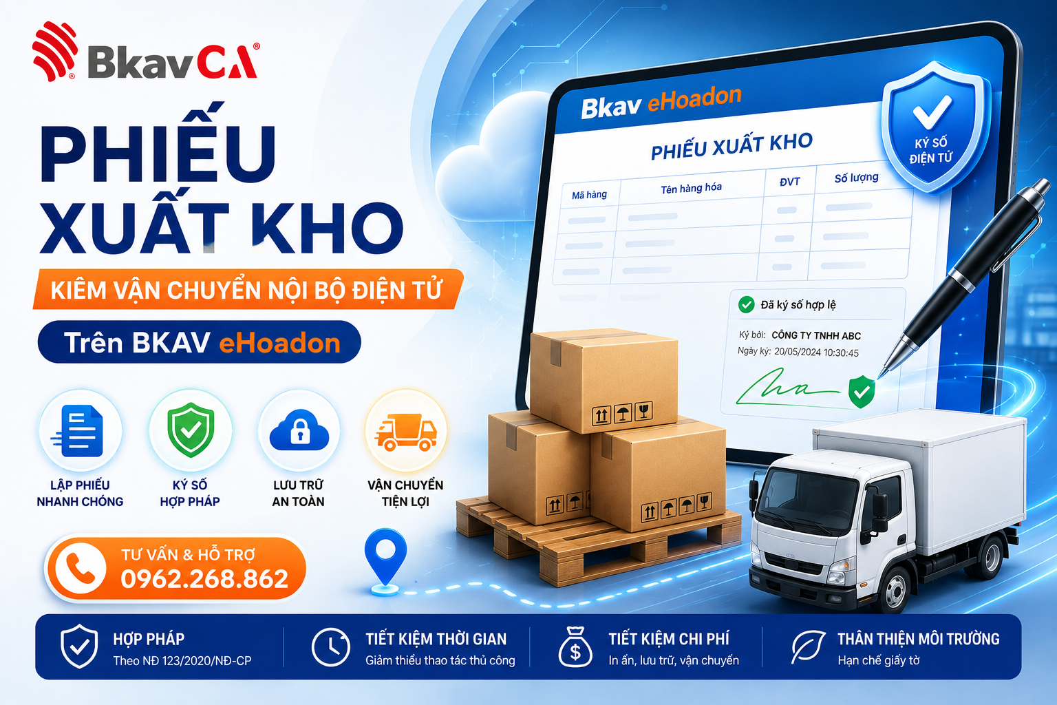 Phiếu xuất kho kiêm vận chuyển nội bộ điện tử trên BKAV eHoadon