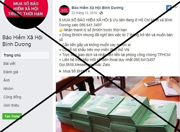 Xử lý các hành vi thu mua sổ BHXH của người lao động Xu ly cac hanh vi thu mua so BHXH cua nguoi lao dong