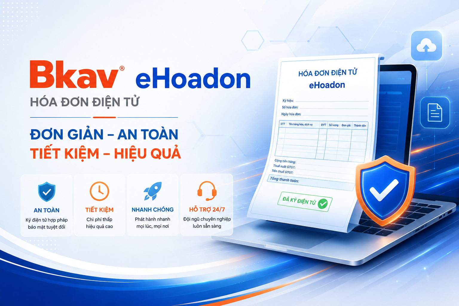 Hóa đơn điện tử BKAV eHoadon - bảng giá và đăng ký
